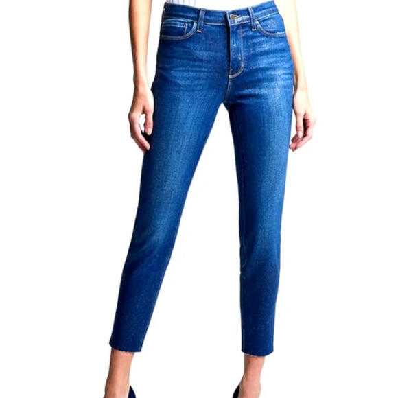 L'agence El Matador Size 27 Slim High Rise Raw Hem Designer Luxury‎ Denim - Picture 1 of 13